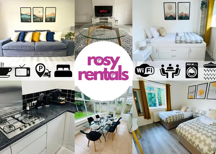 Home In Farnborough With Free Parking, Wifi & Netflix